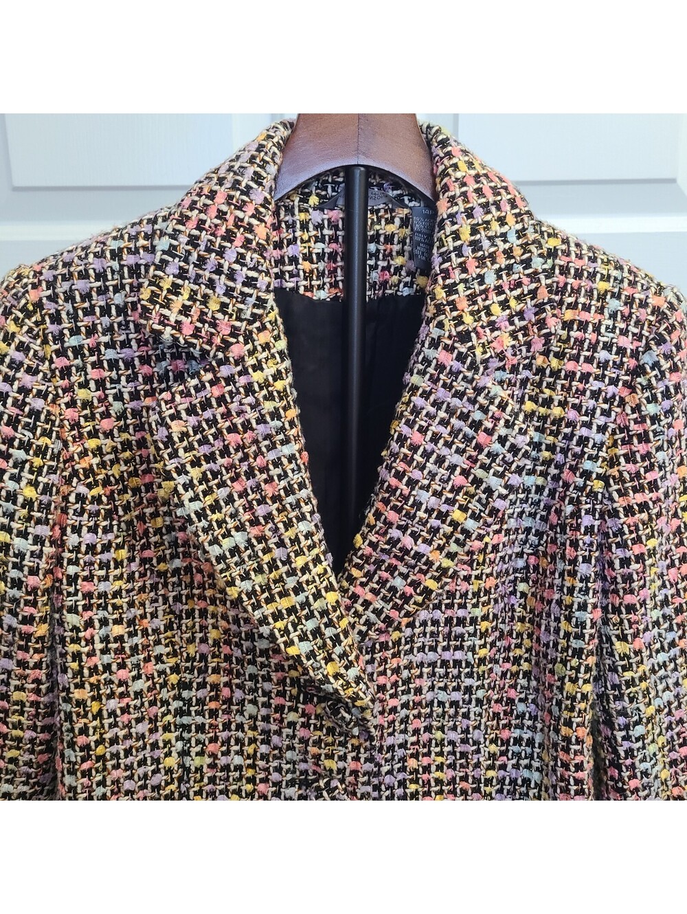 Colorful Blazer 14P Business Casual Fall Jacket Multicolor